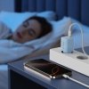 TECH-PROTECT NCM33 2-PORT NETWORK CHARGER PD 33W / QC3.0 BABY BLUE